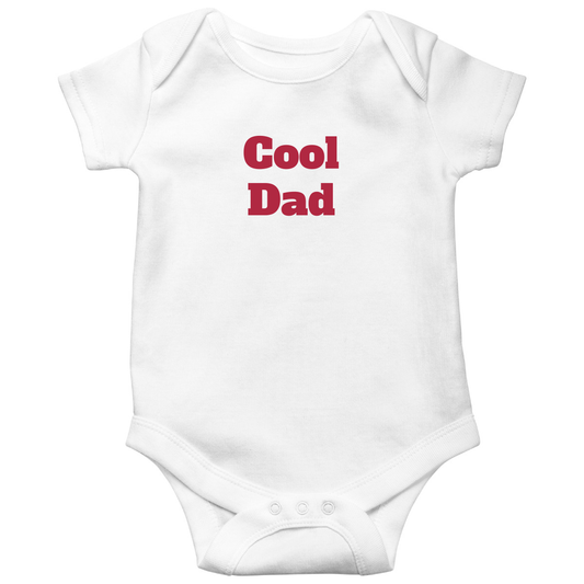 Cool Dad Baby Bodysuit | White