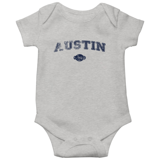 Austin 1839 Represent Baby Bodysuits | Gray