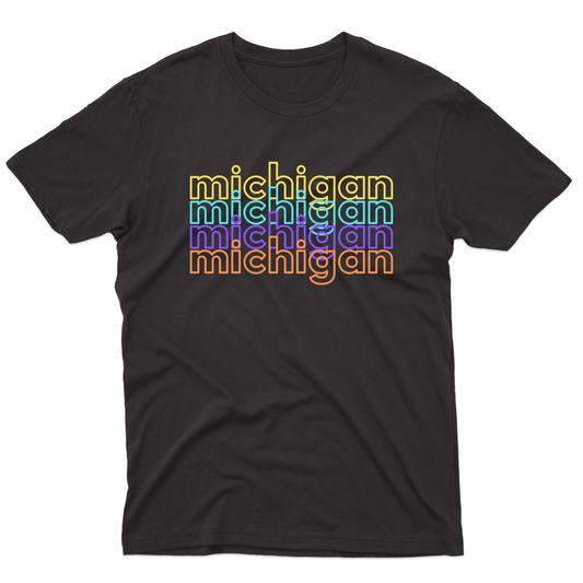 Michigan Men's T-shirt | Black