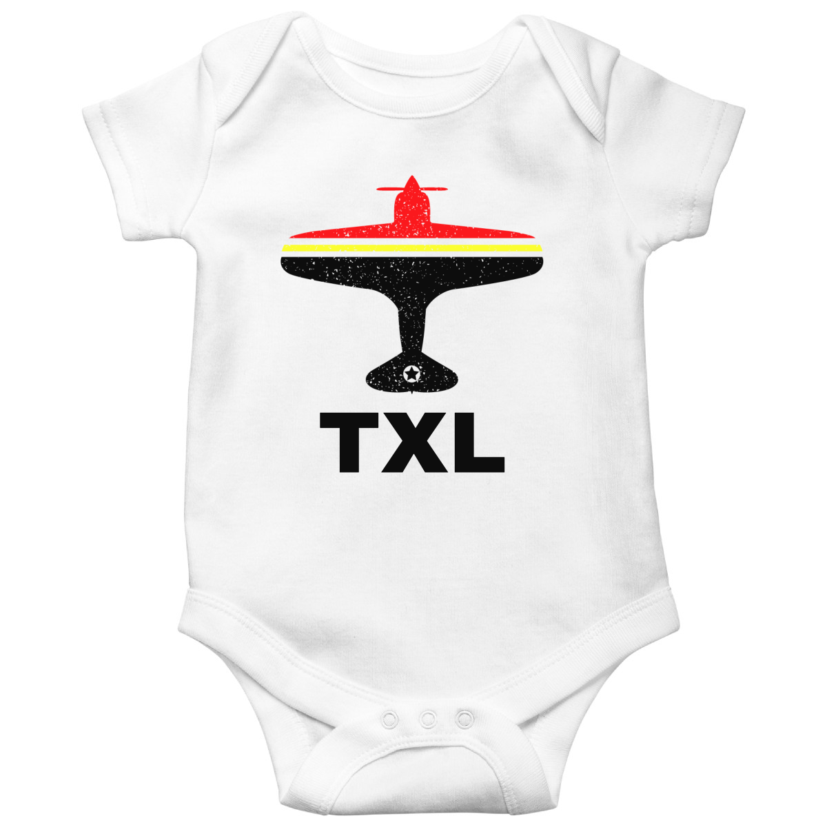 Fly Berlin TXL Airport  Baby Bodysuits | White