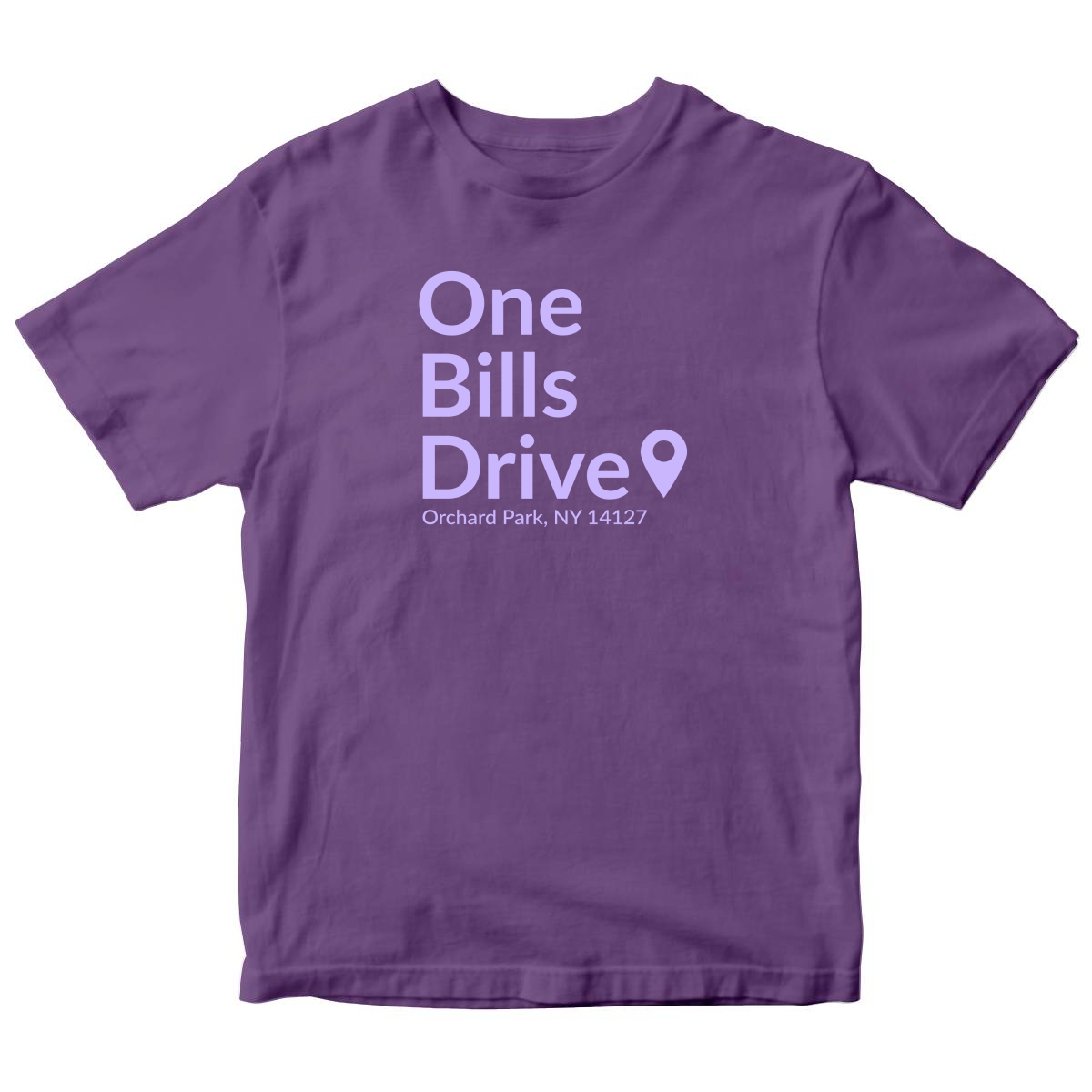 Buffalo Football Stadium  Kids T-shirt | Purple