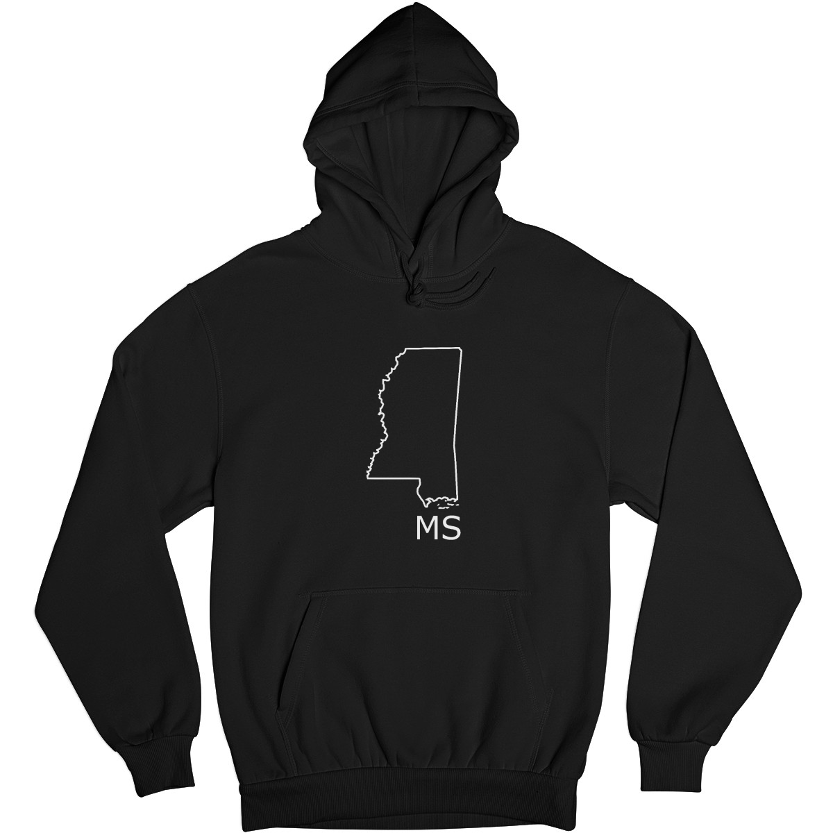 Mississippi Unisex Hoodie | Black