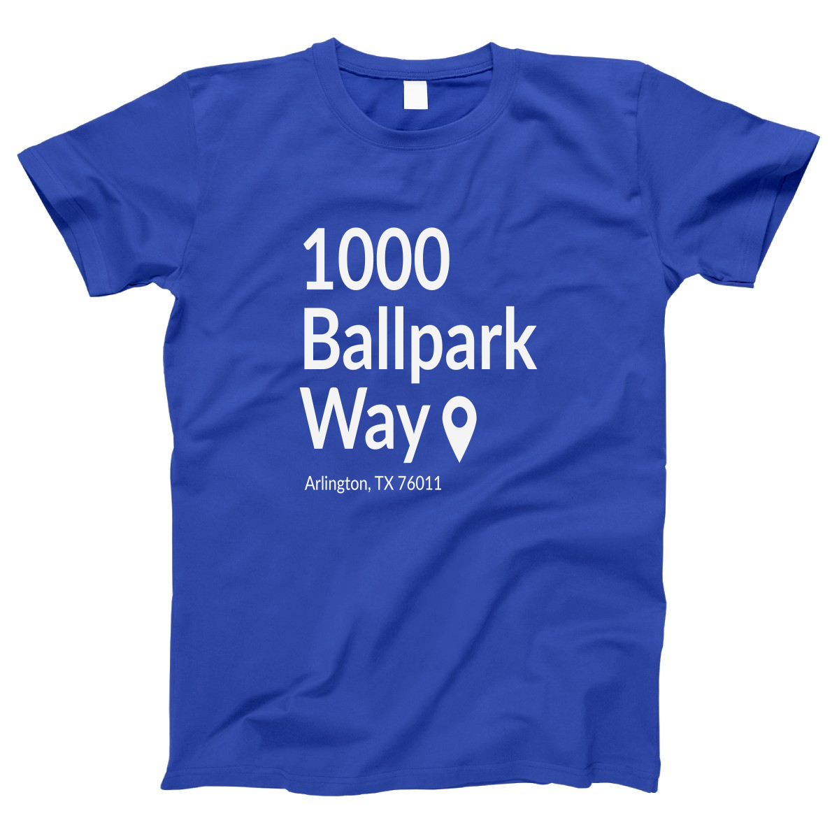 Texas Baseball Stadium Women's T-shirt | Blue
