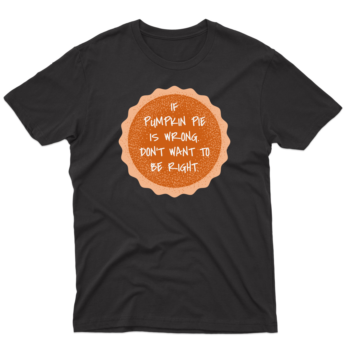 Pumpkin Pie Men's T-shirt | Black