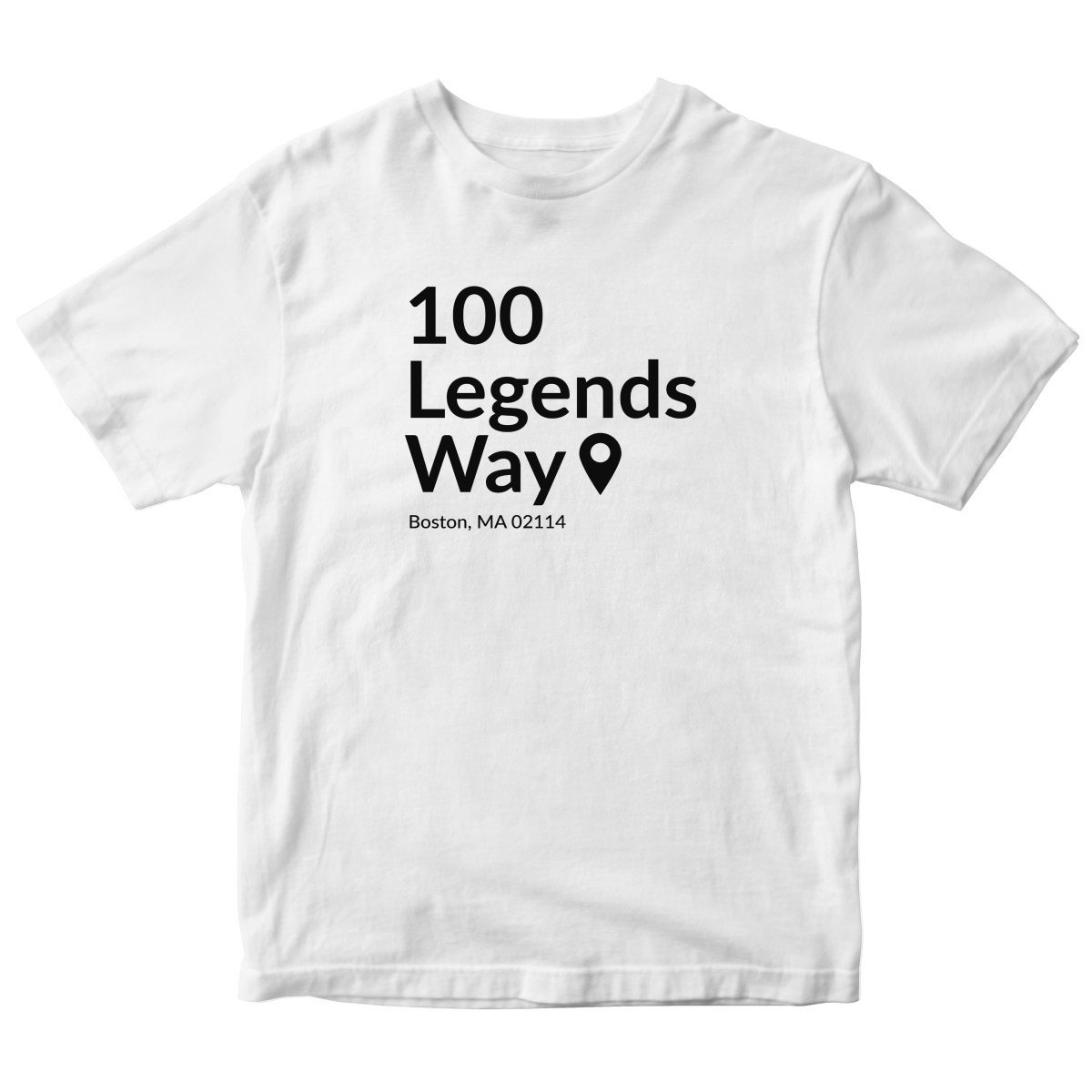 Boston Hockey Stadium Toddler T-shirt | White