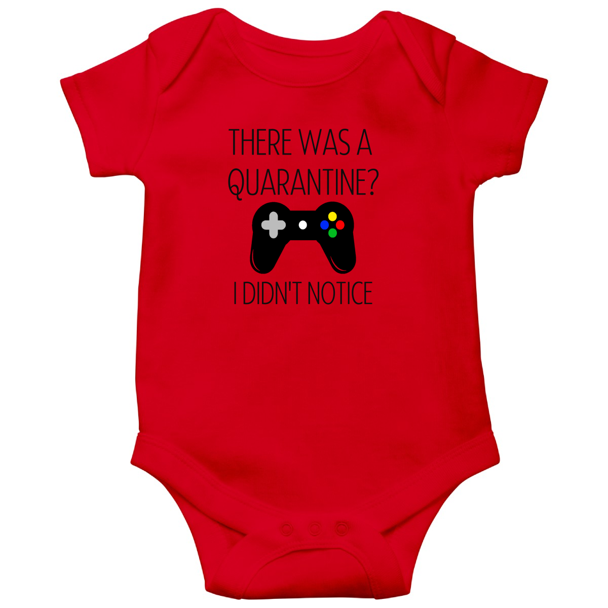 THERE WAS A QUARANTİNE Baby Bodysuits | Red