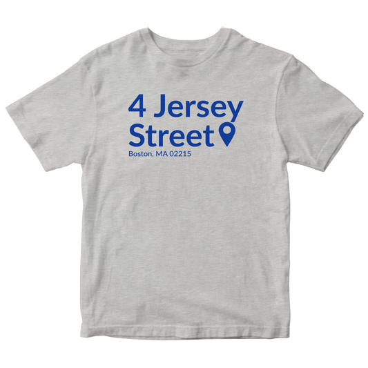 Boston Baseball Stadium Kids T-shirt | Gray
