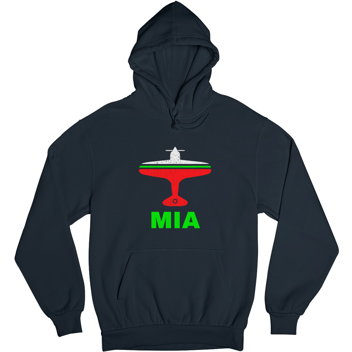 Fly Miami MIA Airport Unisex Hoodie | Navy