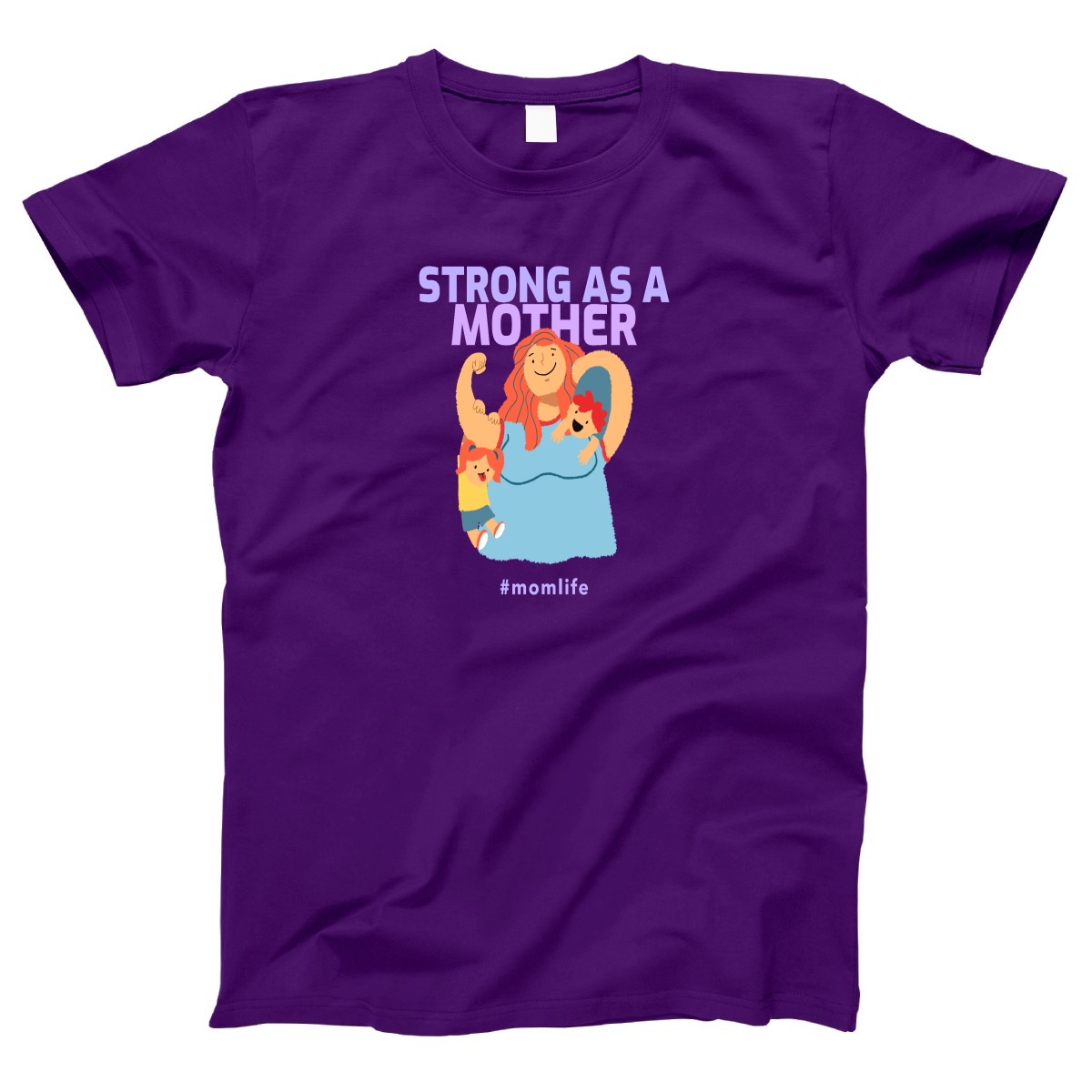 Strong as a Mother Women's T-shirt | Purple