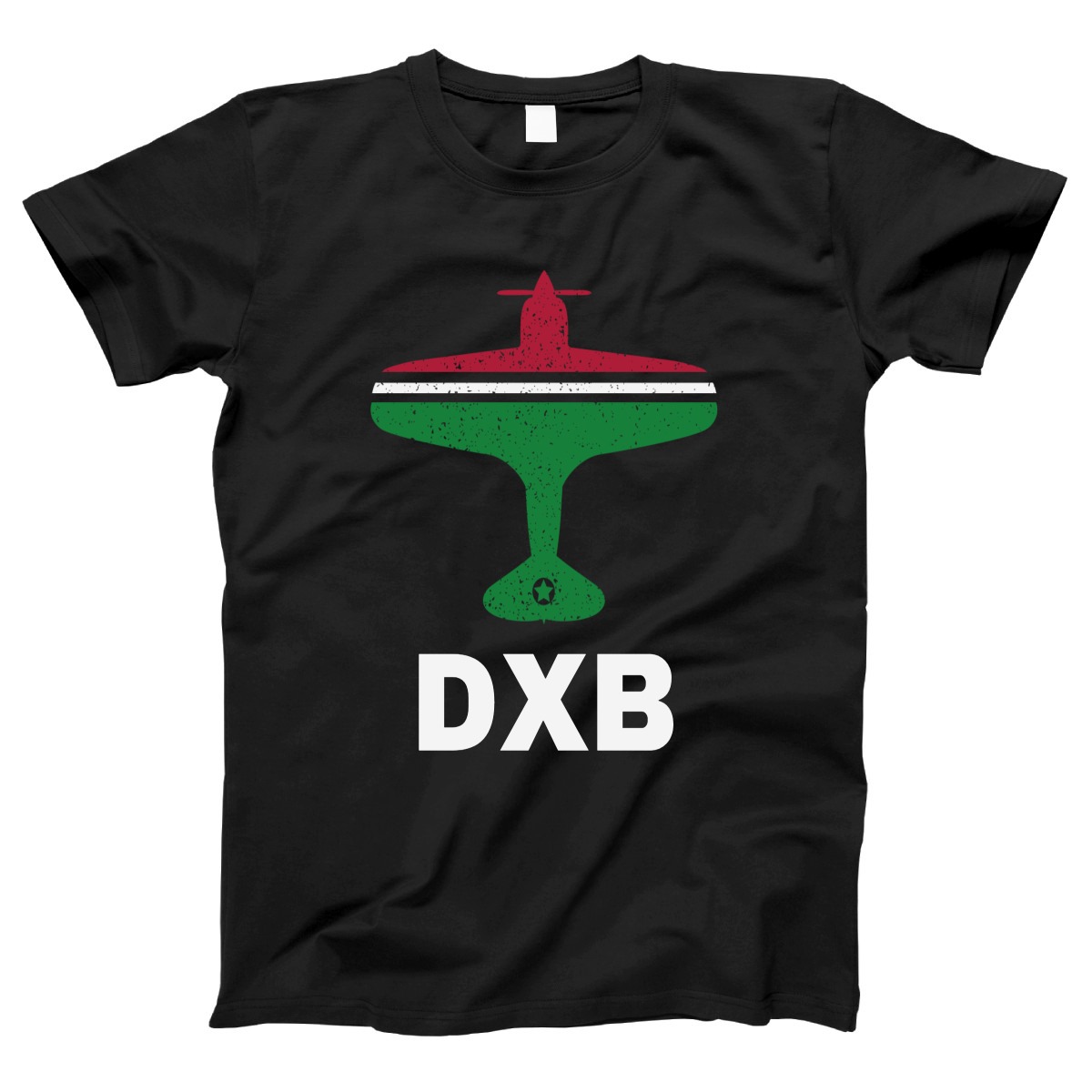 Fly Dubai DXB Airport Women's T-shirt | Black