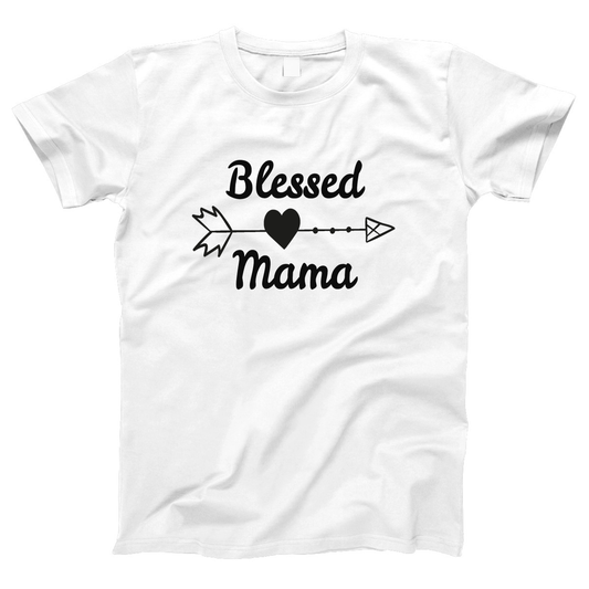 Blessed Mama Shirt Women's T-shirt | White
