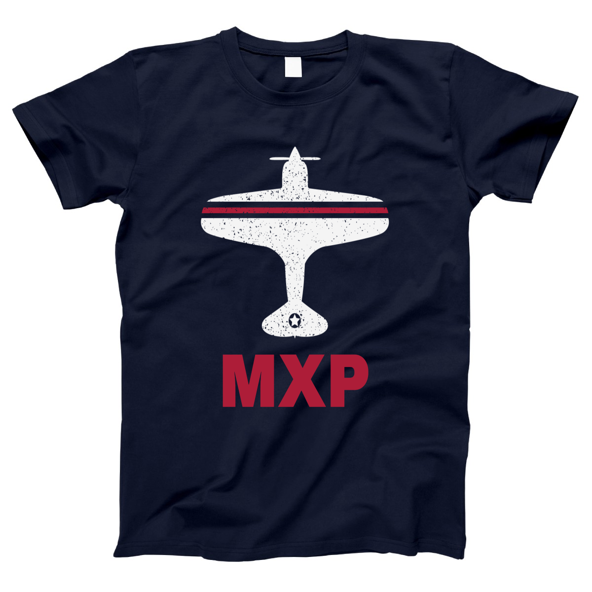 Fly Milan MXP Airport Women's T-shirt | Navy