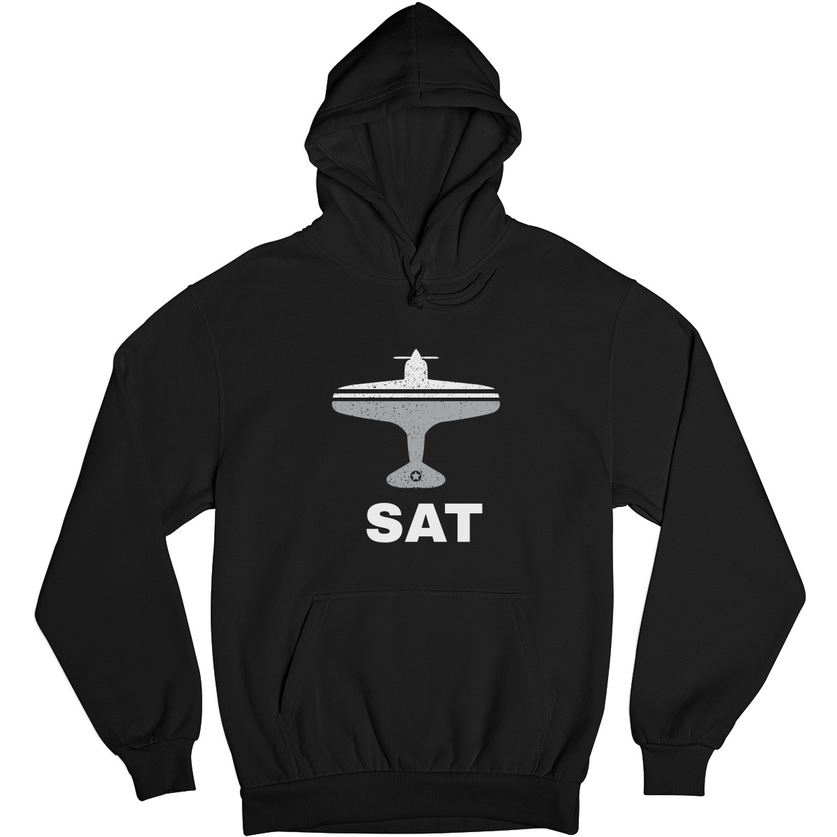 Fly San Antonio SAT Airport  Unisex Hoodie | Black
