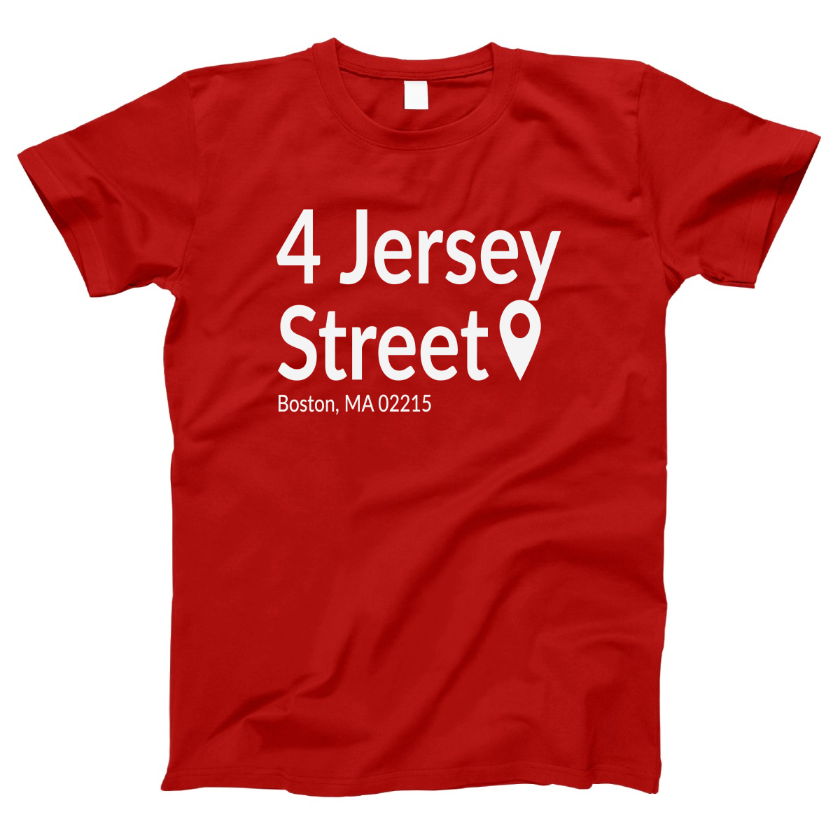 Boston Baseball Stadium Women's T-shirt | Red