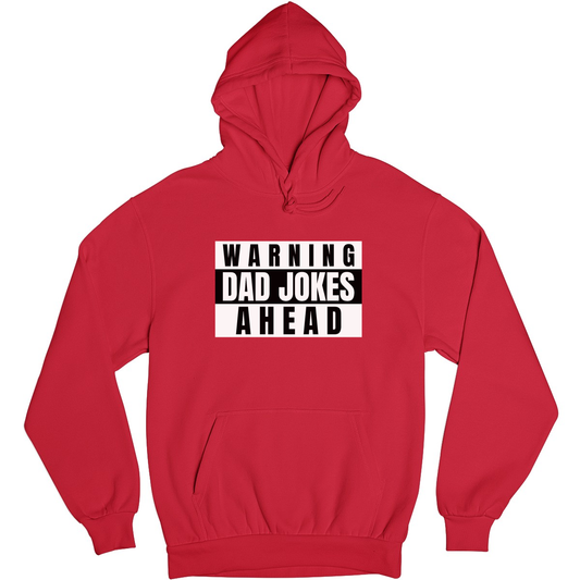 Dad Jokes Unisex Hoodie | Red
