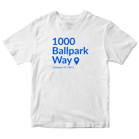 Texas Baseball Stadium Kids T-shirt