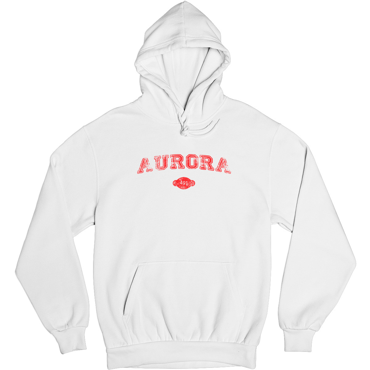 Aurora 1891 Represent Unisex Hoodie | White
