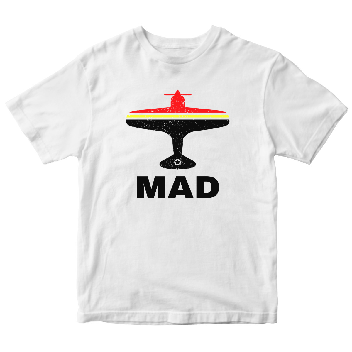 Fly Madrid MAD Airport Kids T-shirt | White