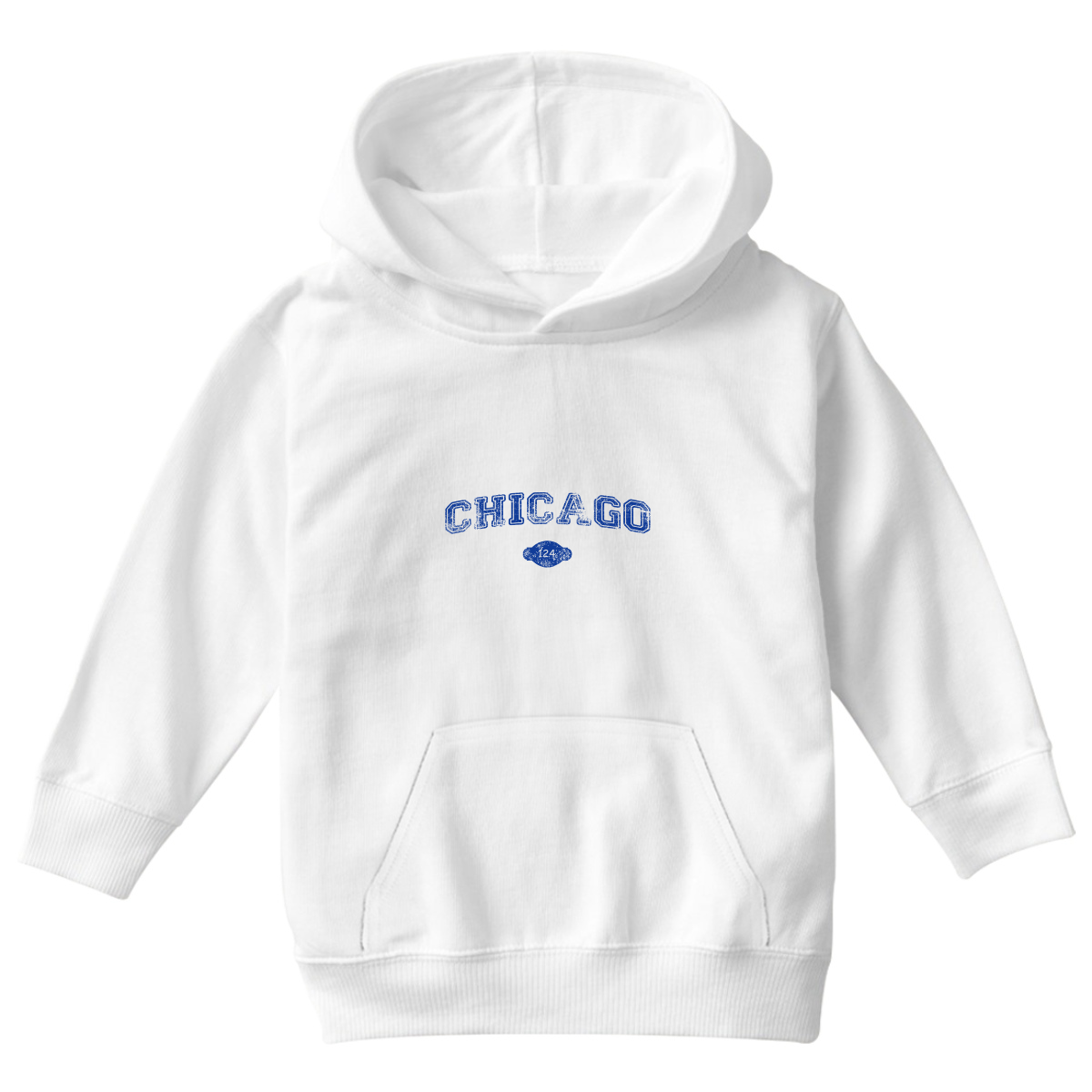 Chicago 1837 Represent Kids Hoodie | White