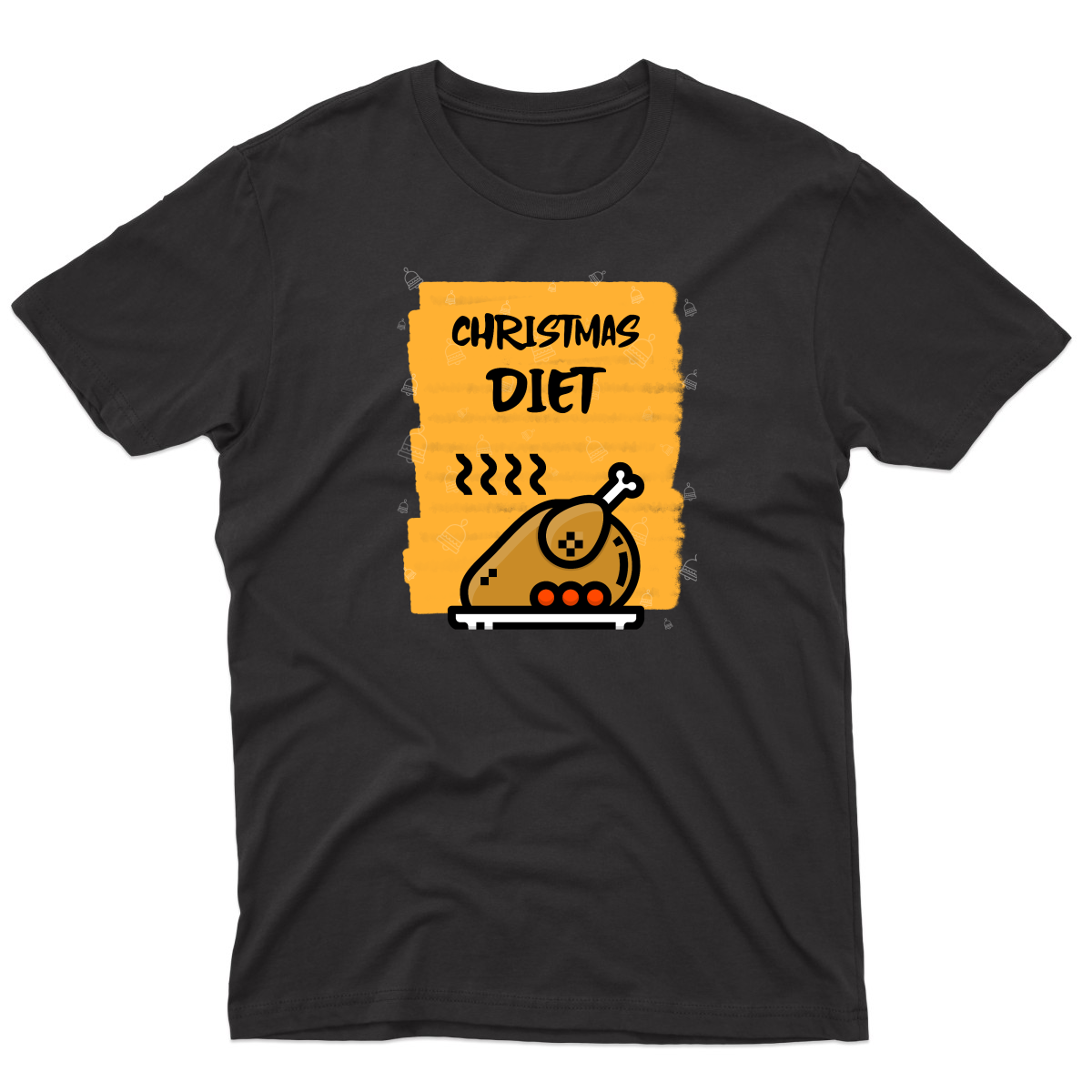 Christmas Diet Men's T-shirt | Black