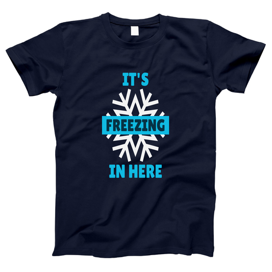 It's Freezing In Here! Women's T-shirt | Navy