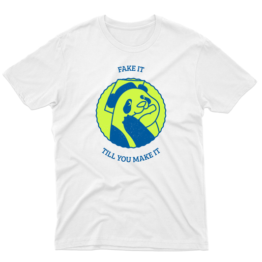 Fake It Till You Make It Men's T-shirt | White