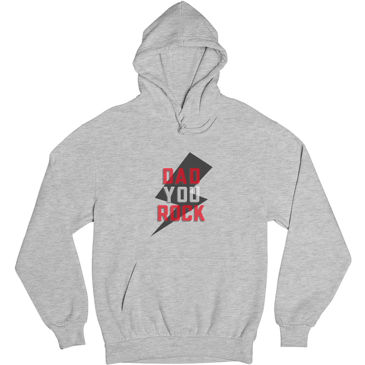 Dad you rock Unisex Hoodie | Gray