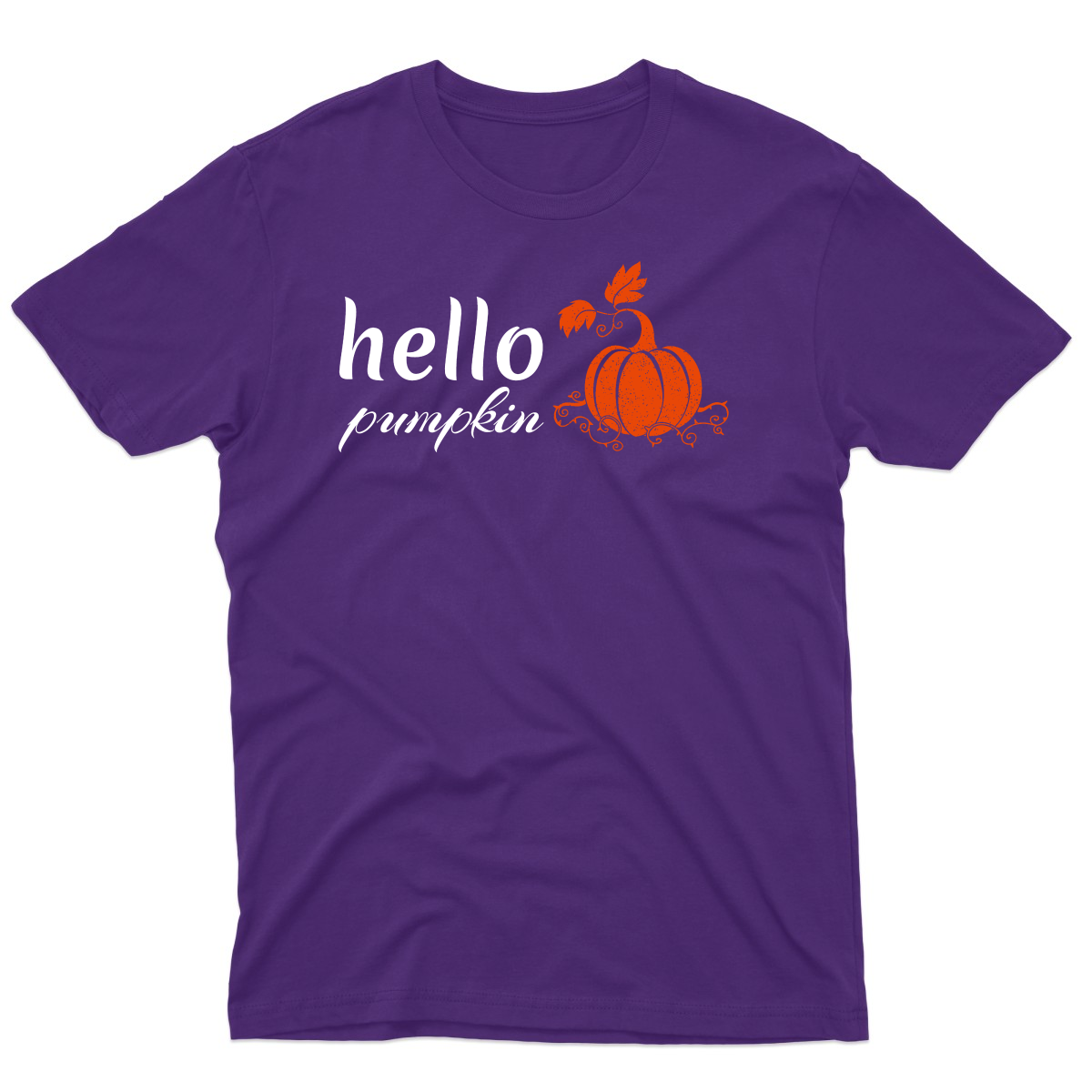 Hello Pumpkin Men's T-shirt | Purple