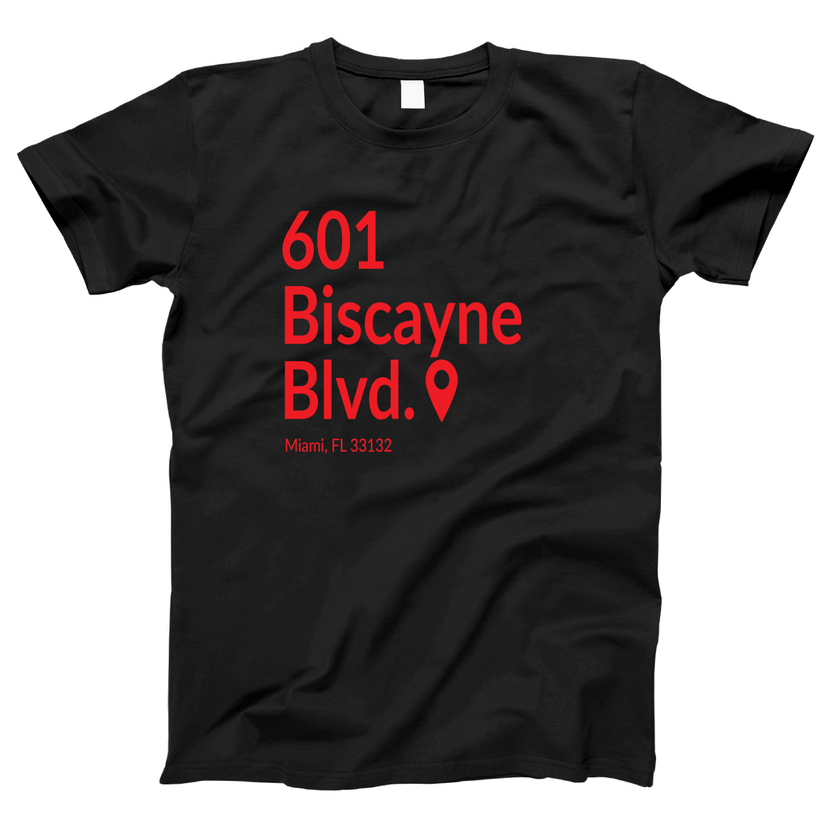 Miami Basketball Stadium  Women's T-shirt | Black