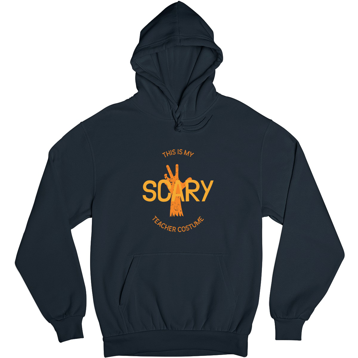 This Is My Scary Teacher Costume Unisex Hoodie | Navy