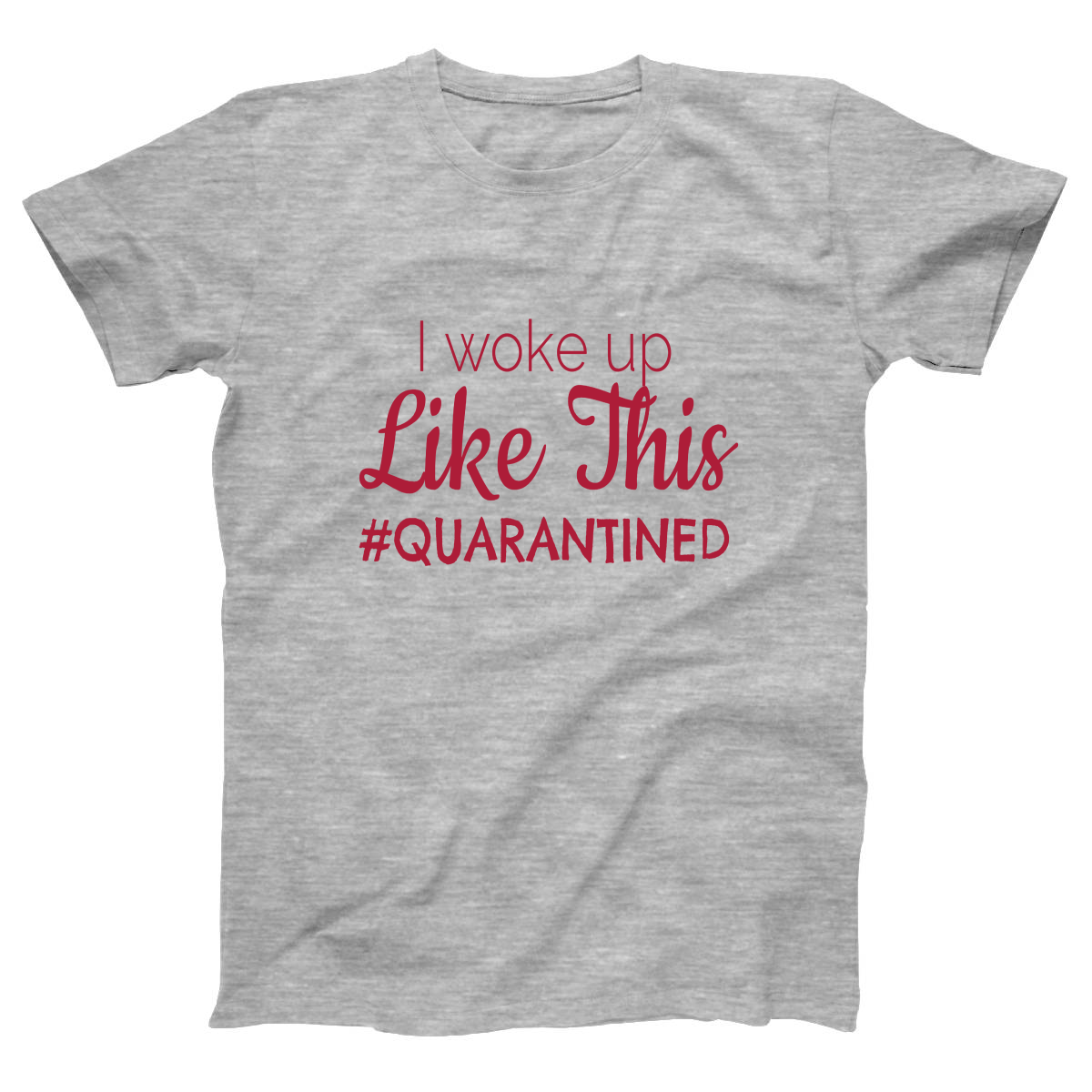 I WOKE UP Women's T-shirt | Gray