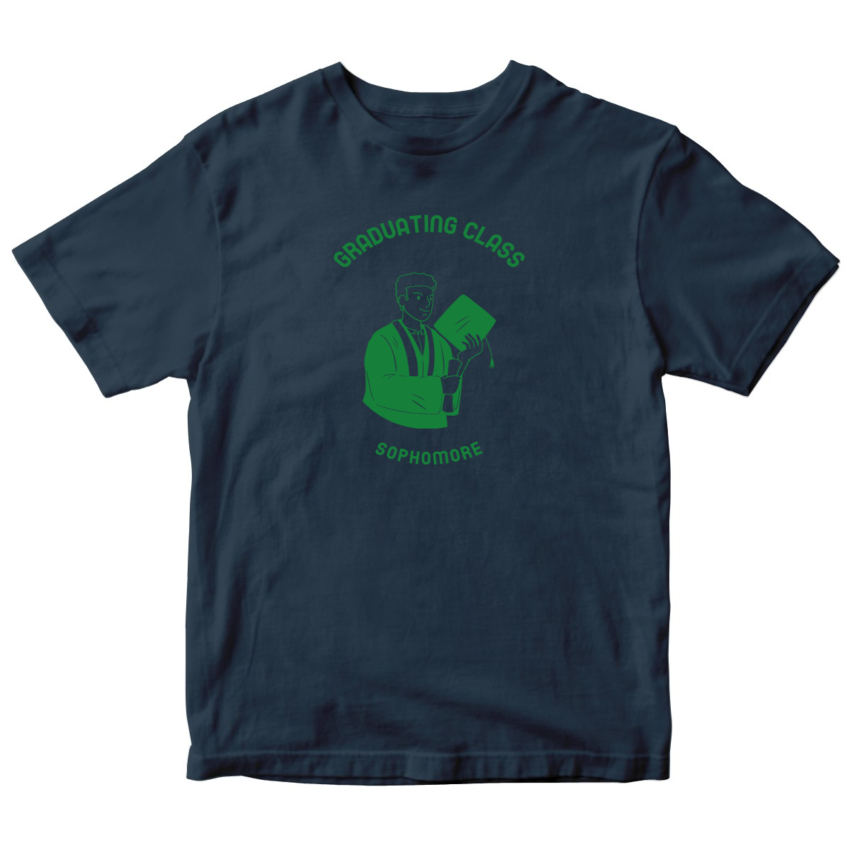 Graduating Class Sophomore Kids T-shirt | Maroon