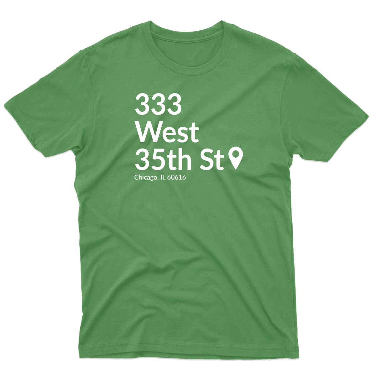 Chicago Baseball Stadium South Side Men's T-shirt | Green