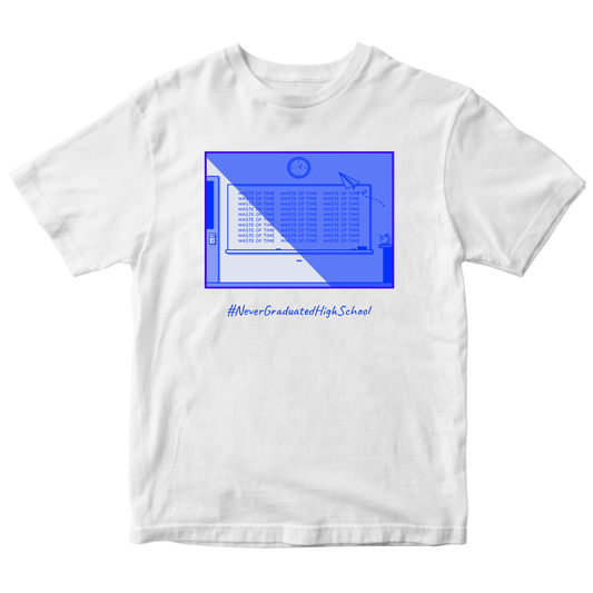 High School Kids T-shirt | White