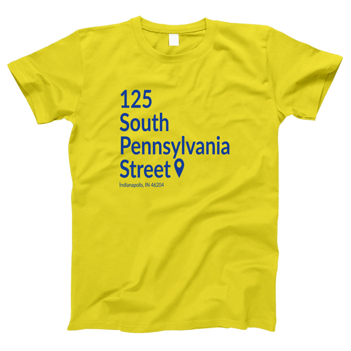 Indiana Basketball Stadium  Women's T-shirt | Yellow