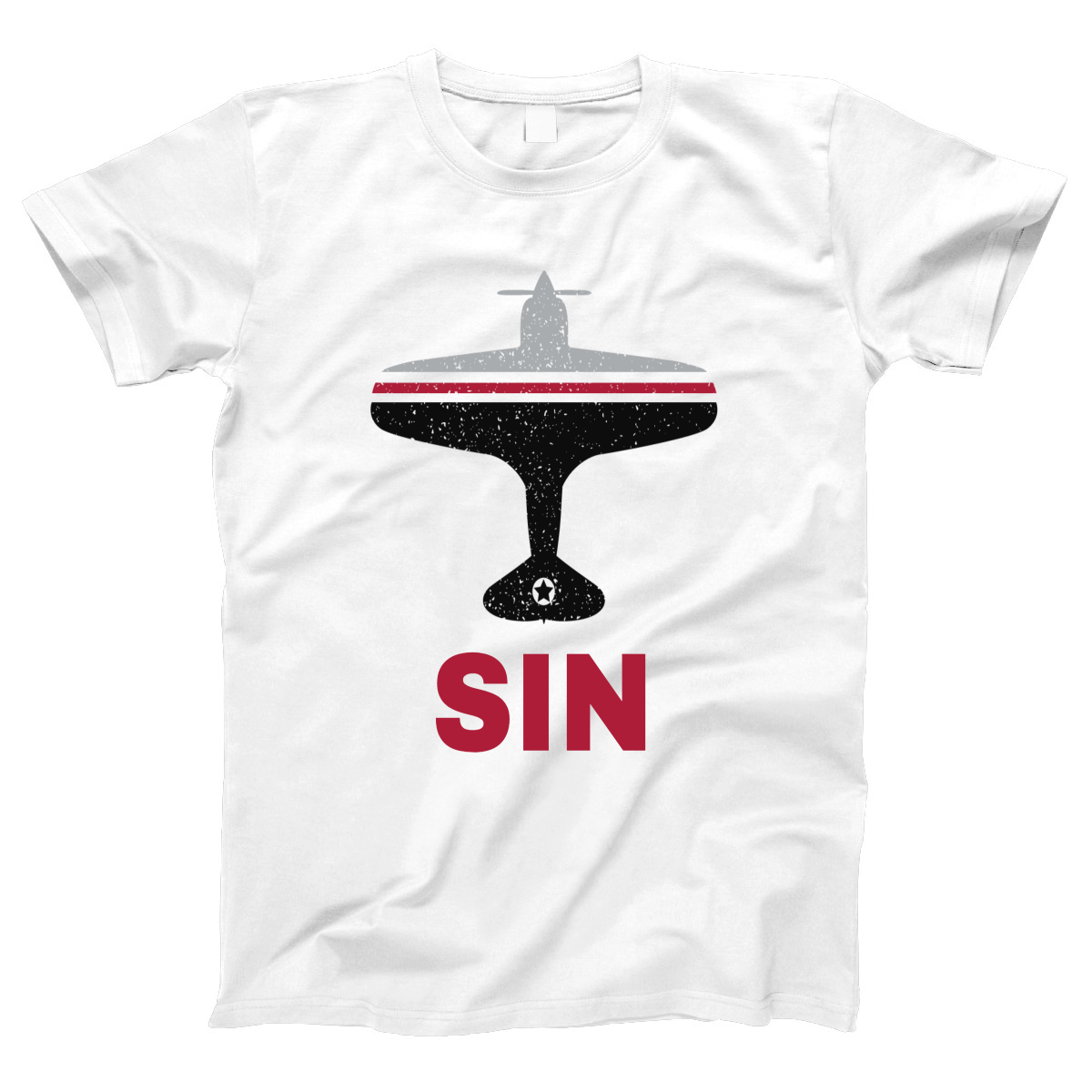 Fly Singapore SIN Airport Women's T-shirt | White