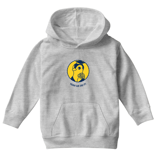 Yeah! We Did It! Kids Hoodie | Gray