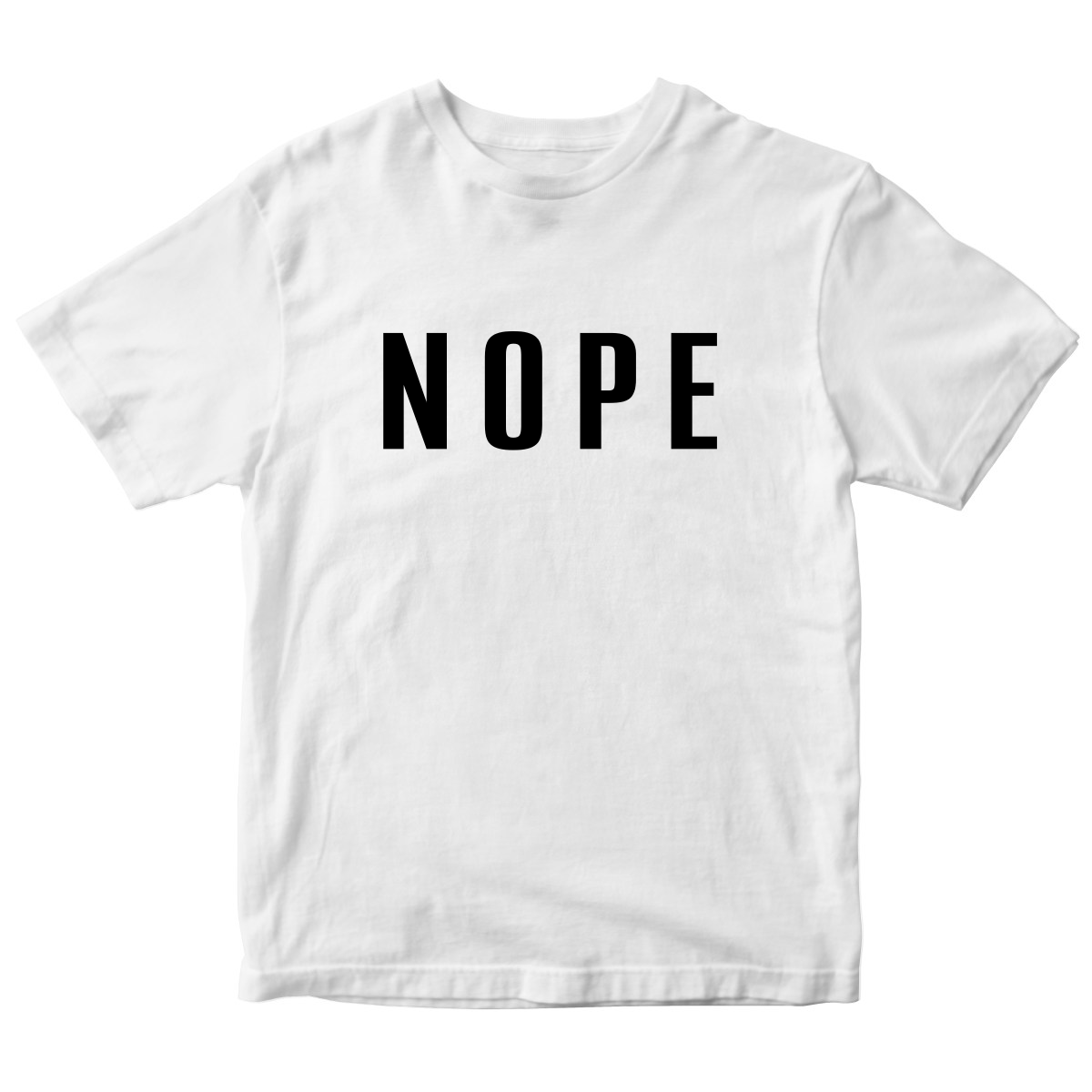 Nope Kids T-shirt | White