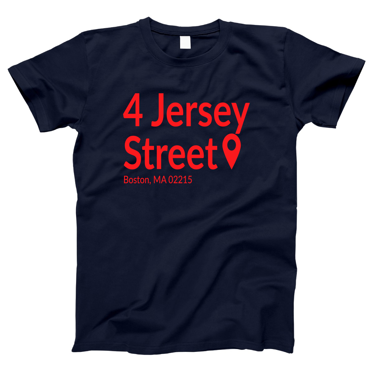 Boston Baseball Stadium Women's T-shirt | Navy