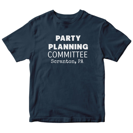 Party Planning Committee Kids T-shirt | Navy