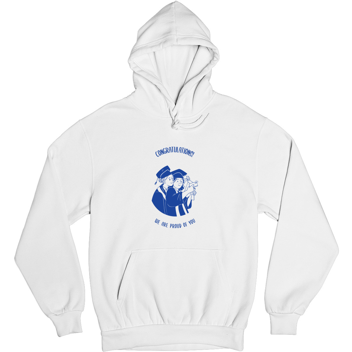 Happy Graduation Day Unisex Hoodie | White