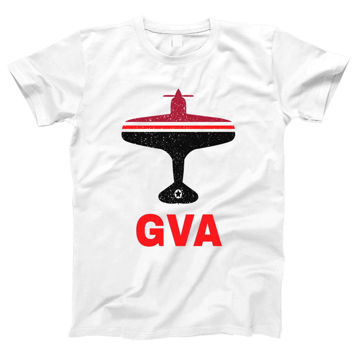 Fly Geneva GVA Airport Women's T-shirt | White