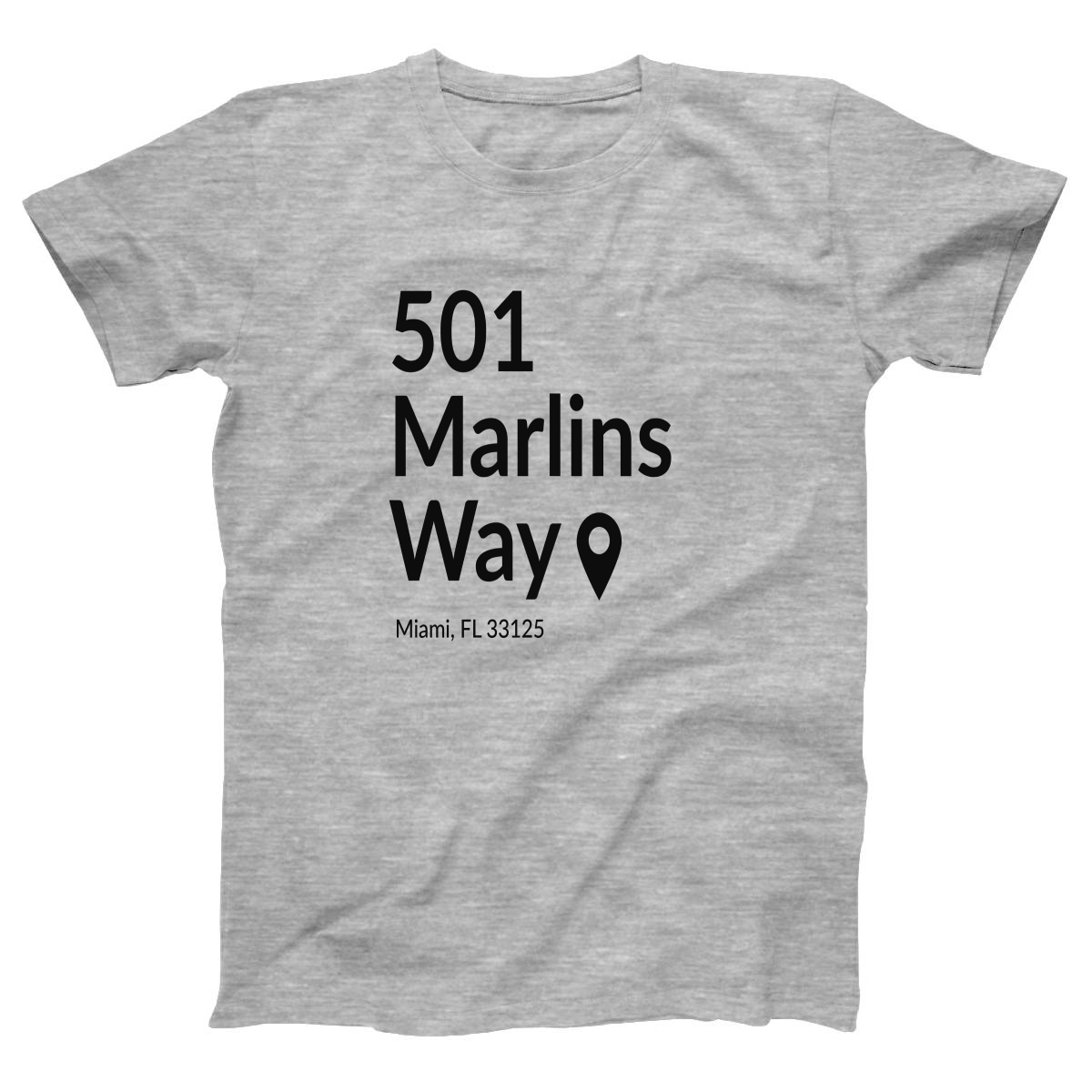 Miami Baseball Stadium  Women's T-shirt | Gray