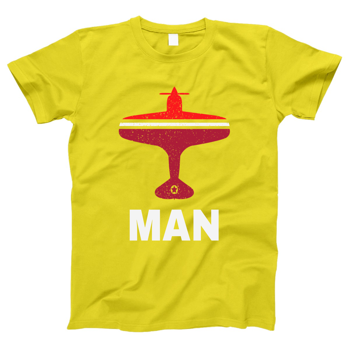 Fly Manchester MAN Airport Women's T-shirt | Yellow