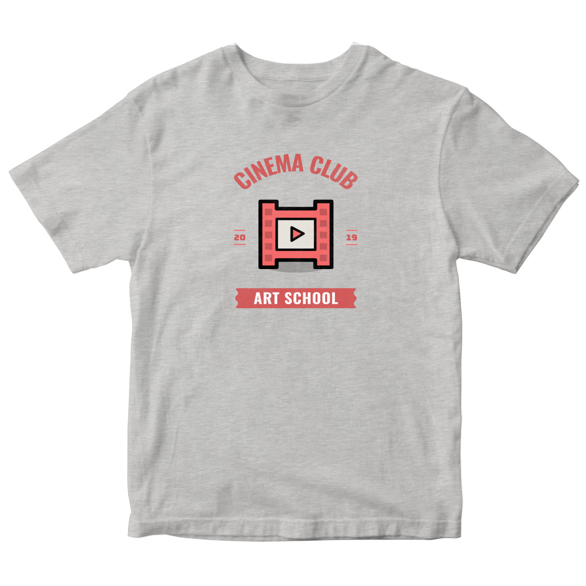 Cinema Club Art School 2020 Kids T-shirt | Gray