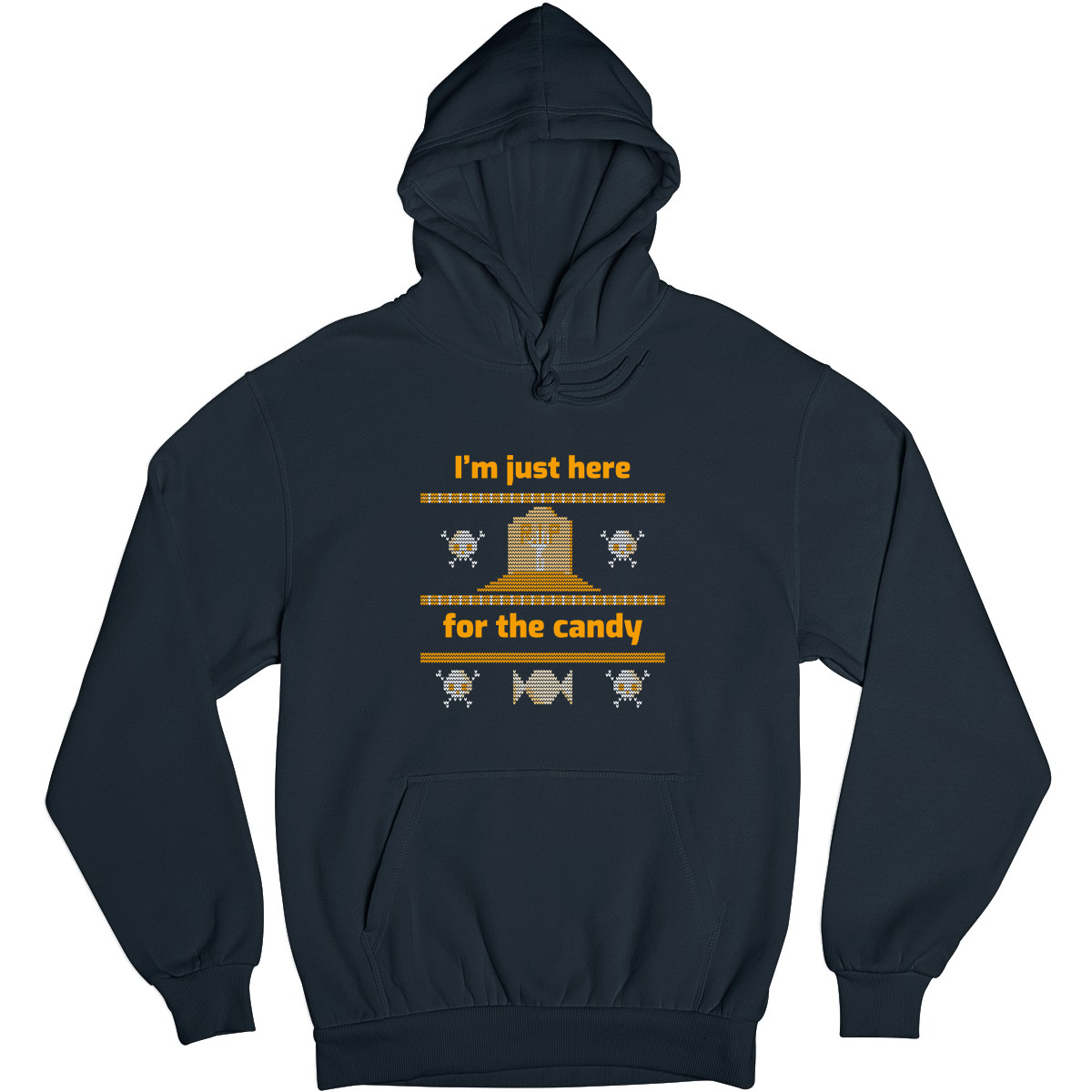 I'm Just Here For the Candy Unisex Hoodie | Navy