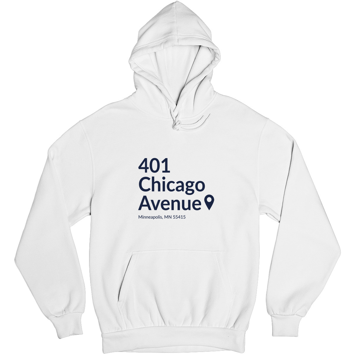 Minnesota Football Stadium Unisex Hoodie | White
