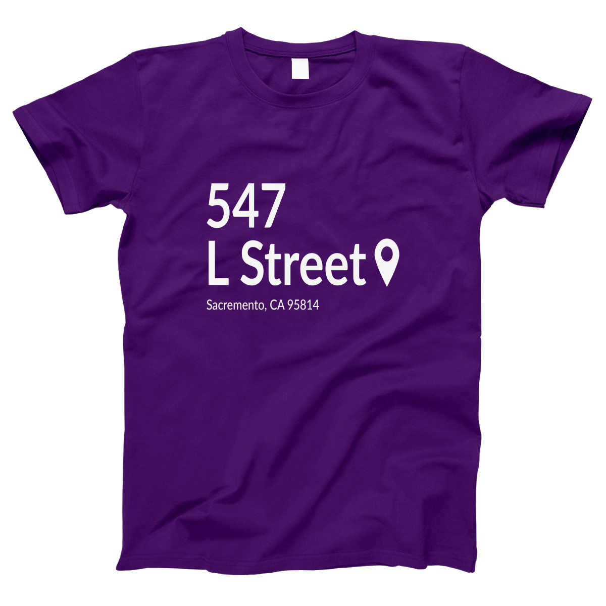 Sacramento Basketball Stadium Women's T-shirt | Purple