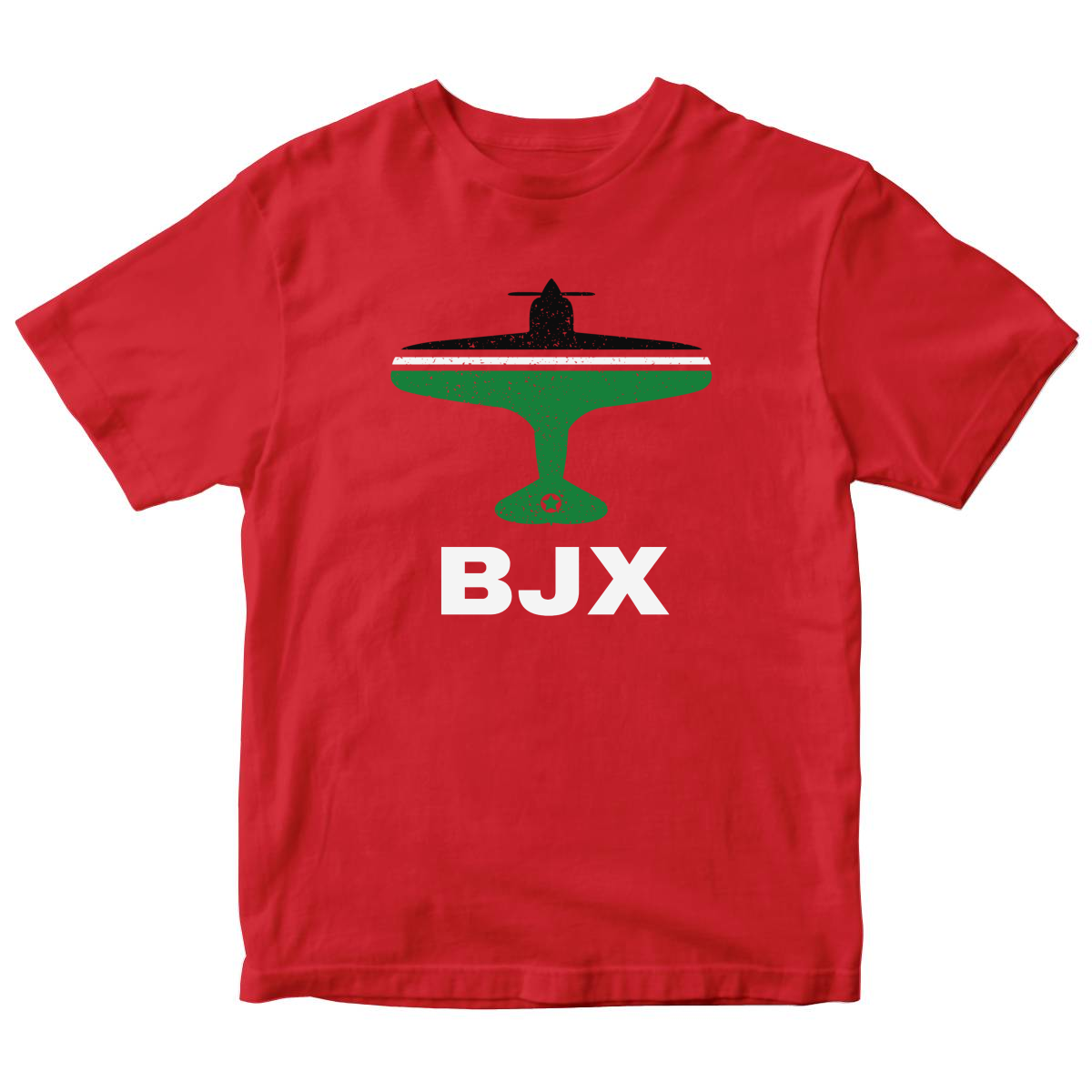 FLY Guanajuato BJX Airport Kids T-shirt | Red
