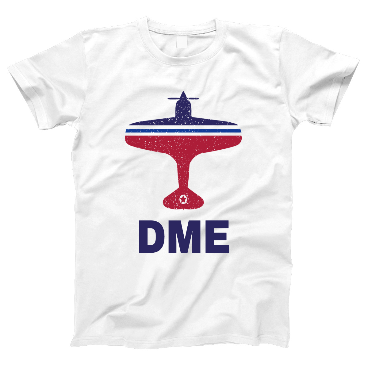 Fly Moscow DME Airport Women's T-shirt | White